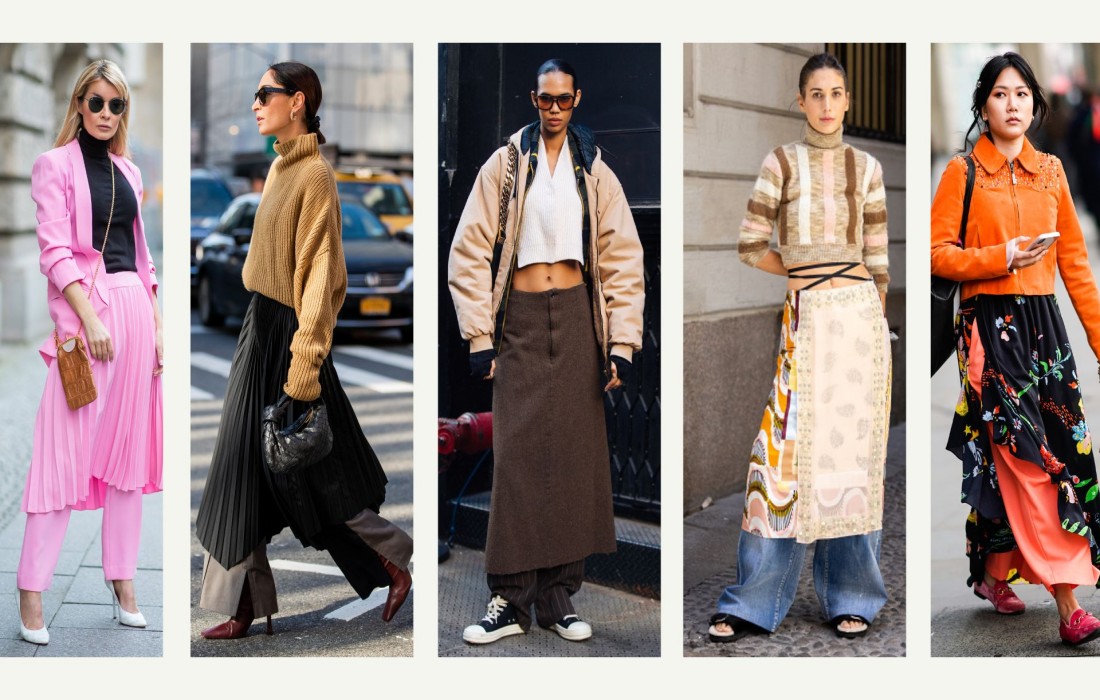 The Coolest Way To Refresh Your Look: Try Wearing A Skirt Over Pants