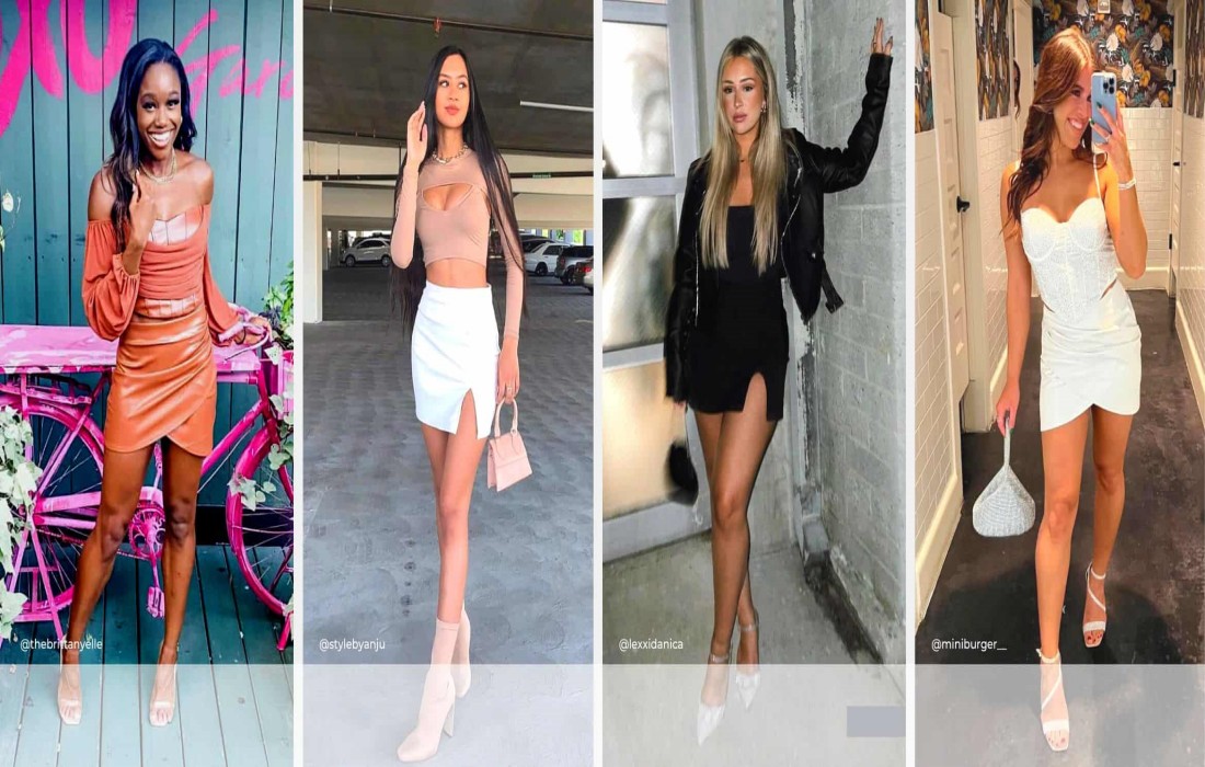 List Of Short + Mini Skirt